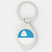 ユタ州ソルトレークシティー国旗 キーホルダー (正面)