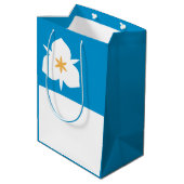 ユタ州ソルトレークシティー国旗 ミディアムペーパーバッグ (裏面アングル)