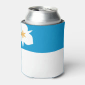 ユタ州ソルトレークシティー国旗 缶クーラー (缶正面)