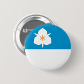 ユタ州ソルトレークシティー国旗 缶バッジ (正面&裏面)