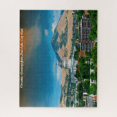 ユタ州ソルトレークシティー。クリスマスの挨拶 ジグソーパズル (縦)