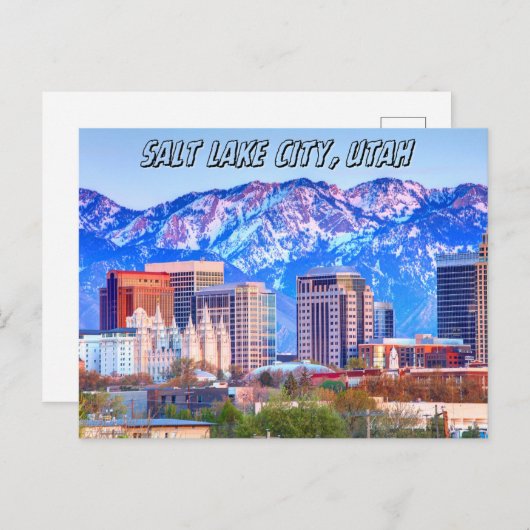 ユタ州ソルトレークシティー ポストカード (正面/裏面)