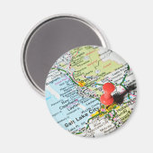 ユタ州ソルトレークシティー マグネット (正面/裏面)