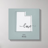 ユタ州ドッグラバーキャンバスプリント キャンバスプリント (正面)