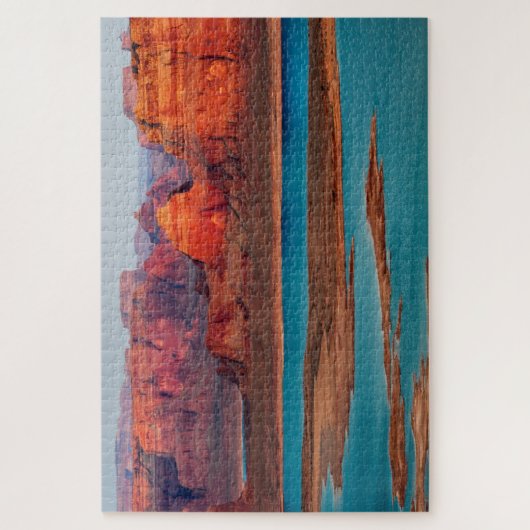 ユタ州ドミニグエズビュッテ&レイクパウエル ジグソーパズル (縦)