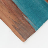 ユタ州ドミニグエズビュッテ&レイクパウエル フリースブランケット (角)