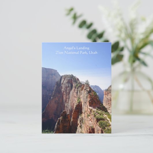 ユタ州ハガキのアンジェルズランディングシオン国立公園 ポストカード (スタンド正面)