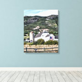 ユタ州パークシティのオグソープバーン キャンバスプリント (インサイチュ (ウッドフロア))