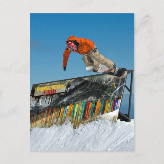 ユタ州パークシティ葉書 ポストカード (正面)