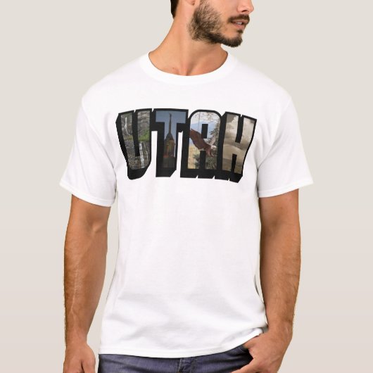 ユタ州ビッグレターTシャツ Tシャツ (正面)