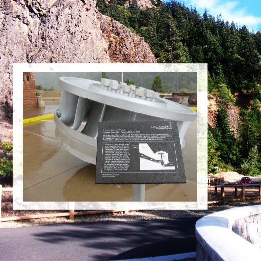 ユタ州フランシス・タービンホイール ポストカード