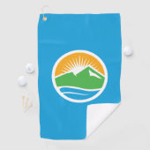 ユタ州プロボ国旗 ゴルフタオル (インサイチュ)