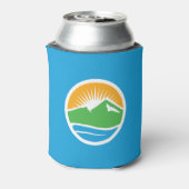 ユタ州プロボ国旗 缶クーラー (缶裏面)