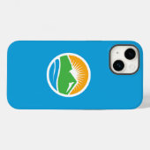 ユタ州プロボ国旗 Case-Mate iPhoneケース (裏面 (横))