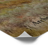 ユタ州モアブのアーチズ国立公園 ポスター (角)