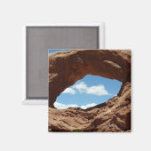 ユタ州モアブのアーチ マグネット (正面/裏面)