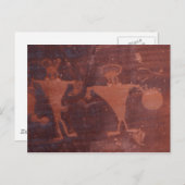 ユタ州モアブのペトログリフ ポストカード (正面/裏面)