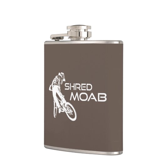 ユタ州モアブのマウンテンバイク フラスク (左)