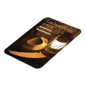 ユタ州レンジャーの帽子とランタンティンパノゴスの洞窟 マグネット (左側)