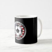 ユタ州世代Xアメリカンサッカー コーヒーマグカップ (正面右)