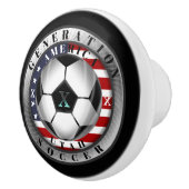 ユタ州世代Xアメリカンサッカー セラミックノブ (右)