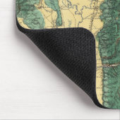 ユタ州北東部の土地分類図 マウスパッド (コーナー)