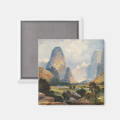 ユタ州南部のバブル・ウォーター渓谷 マグネット (正面/裏面)