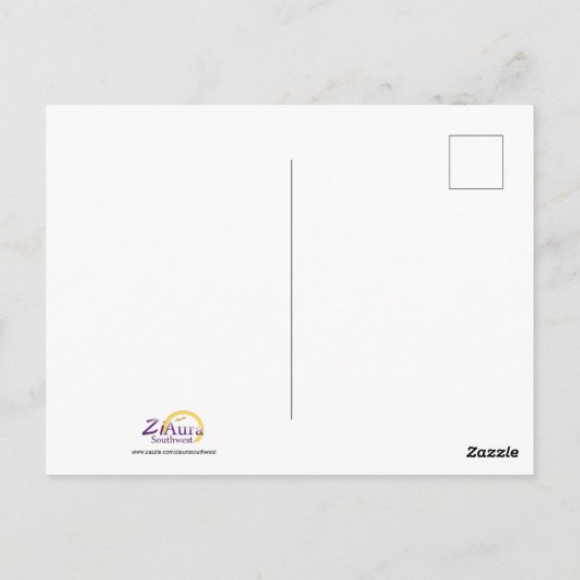 ユタ州南部の野生の花 ポストカード (裏面)