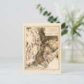 ユタ州地図(1878年) ポストカード (スタンド正面)