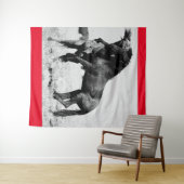 ユタ州戦スタリオンタペストリーの野生の馬 タペストリー (インサイチュ(横))