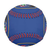 ユタ州旗を持つ愛国野球 野球ボール (正面)