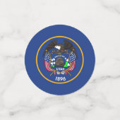 ユタ州旗を持つ表紙吹雪 コンフェッティ (スモール正面)