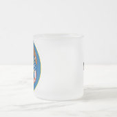 ユタ州旗コーヒーマグ フロストグラスマグカップ (中央)