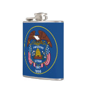 ユタ州旗デザイン フラスク (左)