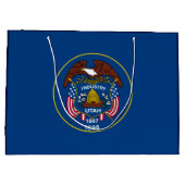 ユタ州旗デザイン ラージペーパーバッグ (裏面)