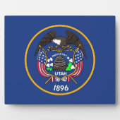 ユタ州旗プラーク フォトプラーク (正面)