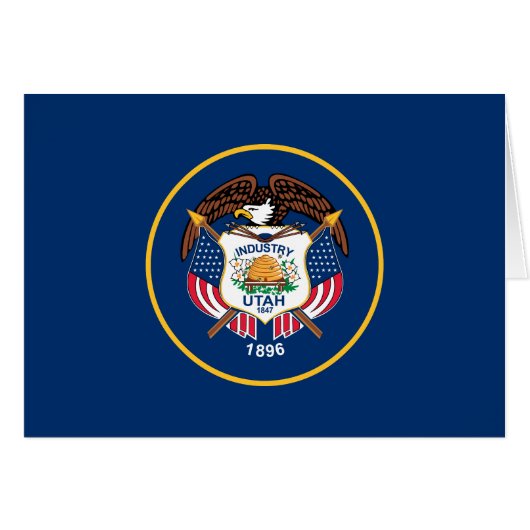 ユタ州旗 (正面横)