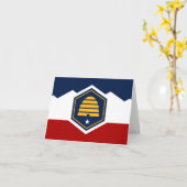 ユタ州旗 カード (黄色い花)