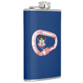 ユタ州旗 クライミング カラビナ フラスク (右)