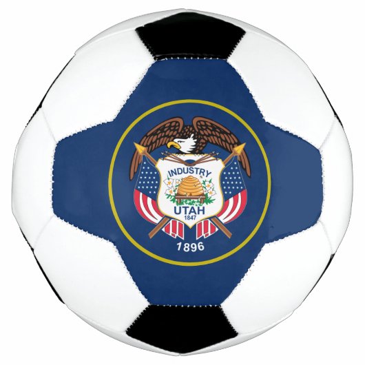 ユタ州旗 サッカーボール (正面)