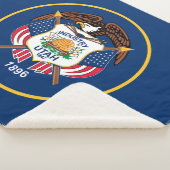 ユタ州旗 シェルパブランケット (3/4)