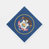 ユタ州旗 スタンダードランチョンナプキン (角)