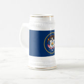 ユタ州旗 ビールジョッキ (正面左)