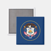 ユタ州旗 マグネット (正面/裏面)