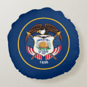 ユタ州旗 ラウンドクッション (裏面)