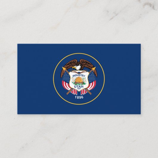 ユタ州旗 名刺 (正面)