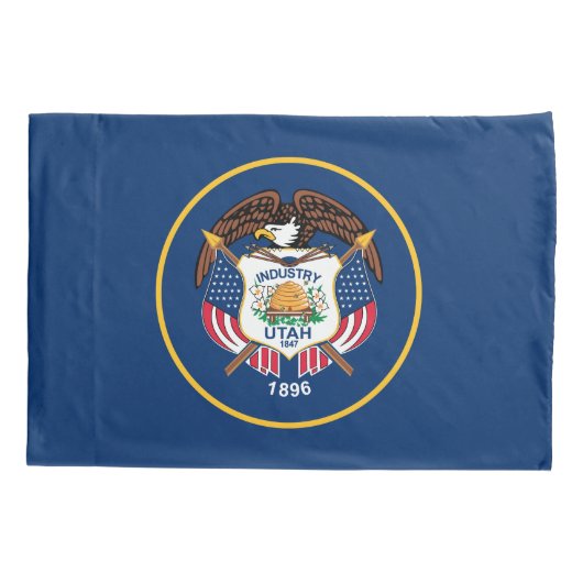 ユタ州旗 枕カバー (裏面)