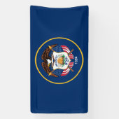 ユタ州旗 横断幕 (縦)