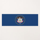 ユタ州旗(米国州) ヨガマット (正面(横))