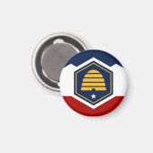 ユタ州旗（米国） マグネット (正面/裏面)